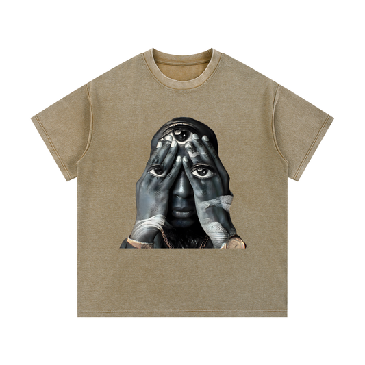 Eternal Mind Waffle Knit T-Shirt